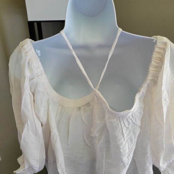 HYFVE Women's Off-The-Shoulder Halter Neck Blouse- L - Picture 5 of 6
